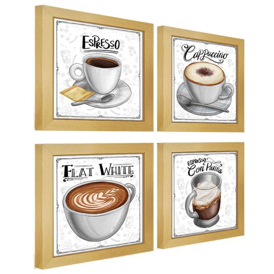 Imagem de Quadro Decorativo Café Expresso Padaria Cozinha 12x12cm 2