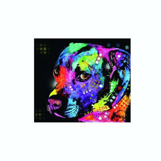 Imagem de Quadro Decorativo Canvas Moldura Cachorro