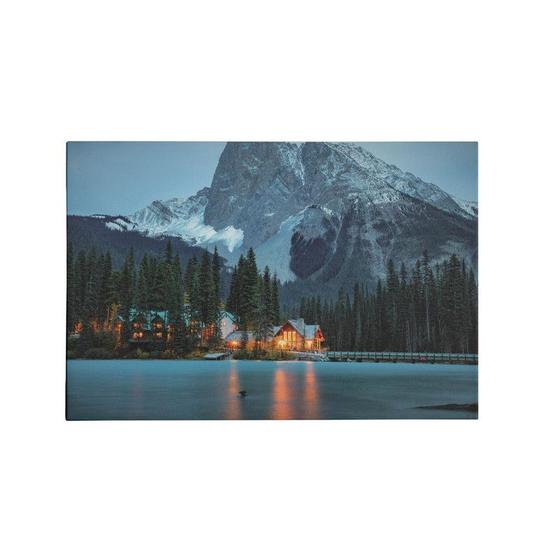 Imagem de Quadro Decorativo Canvas Montanhas Gelo Frio Paisagem Sala