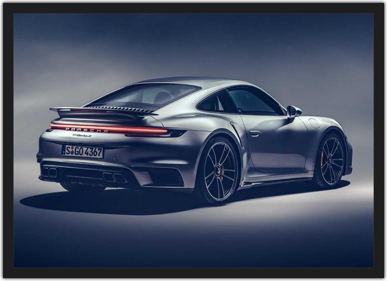 Imagem de Quadro Decorativo Carros Porsche Com Moldura G03