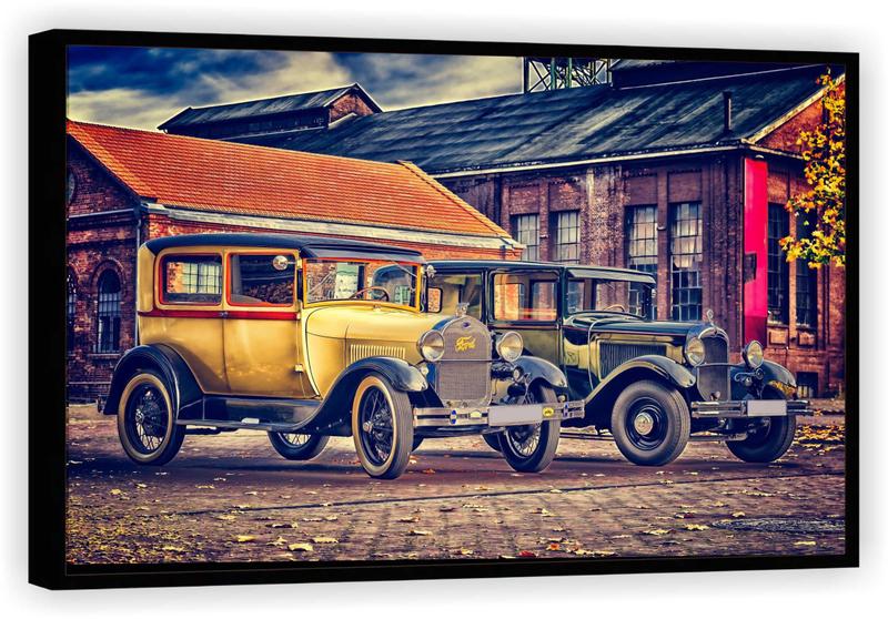 Imagem de Quadro Decorativo Carros Super Máquinas Salas Quartos Tela Canvas Premium G06