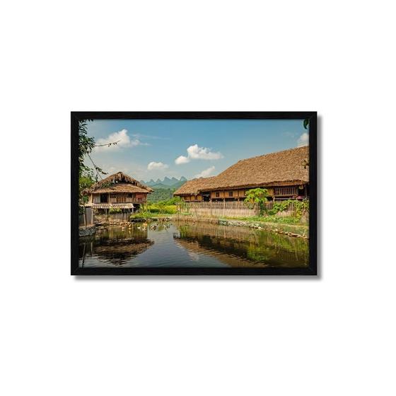 Imagem de Quadro Decorativo Casa Bambu: Mod. 0365