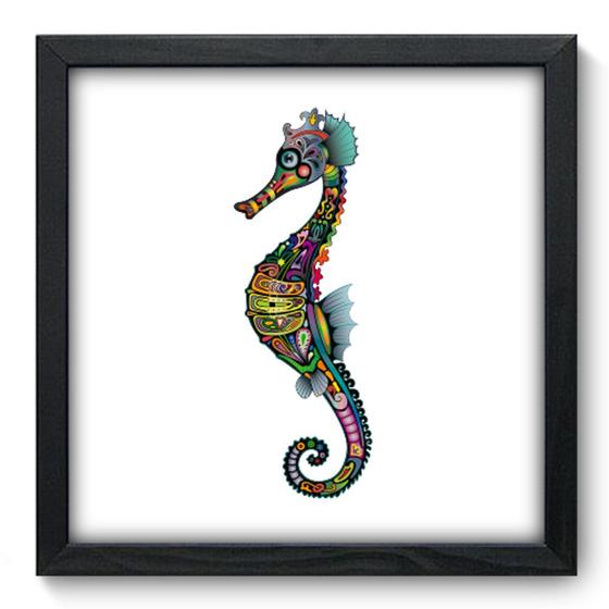 Quadro Decorativo - Cavalo Marinho - 33cm x 33cm - 159qdsp Menor preço em Quadro Decorativo - Cavalo Marinho - 33cm x 33cm - 159qdsp