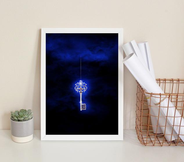 Imagem de Quadro Decorativo Chave Iluminada- Arquétipo 24x18cm - com vidro