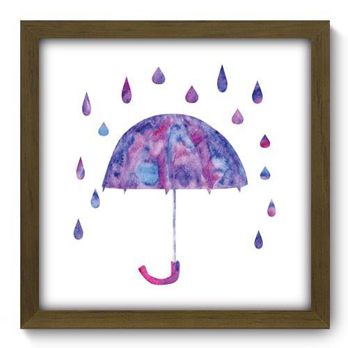 Imagem de Quadro Decorativo - Chuva - 33cm x 33cm - 128qddm