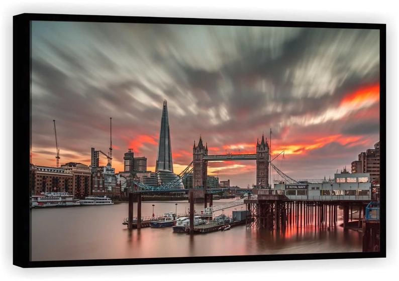 Imagem de Quadro Decorativo Cidade Londres Turismo Tela Canvas Premium