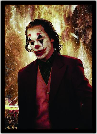 Imagem de Quadro Decorativo Coringa Joker Cinema Filmes Moldura G01