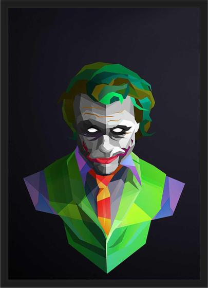 Imagem de Quadro Decorativo Coringa Joker Decorações Com Moldura G01