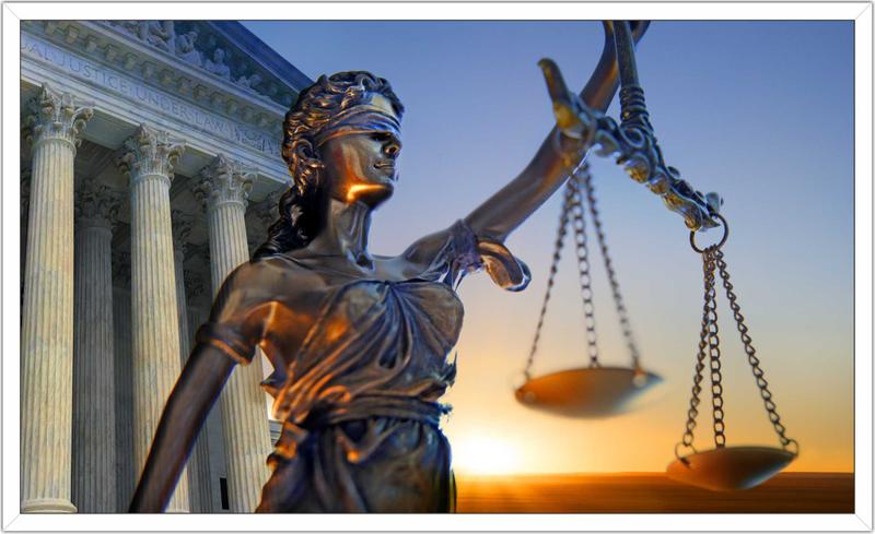Imagem de Quadro Decorativo Deusa Da Justiça Grande Advocacias Direito Advogado Escritórios Salas Moldura Branca Q01