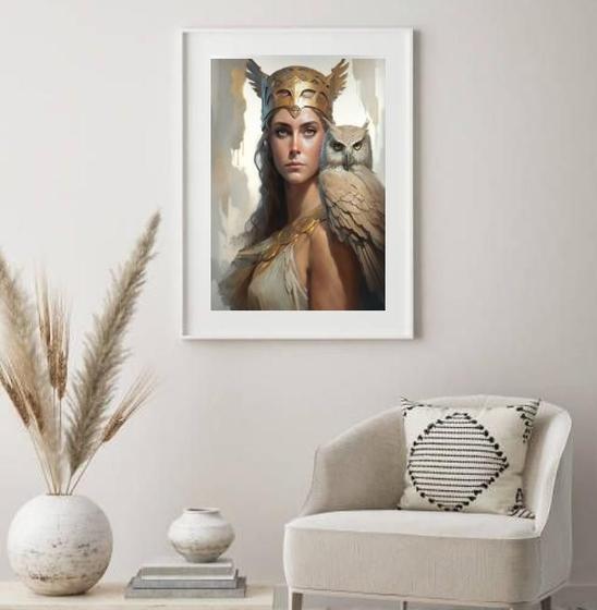 Imagem de Quadro Decorativo Deusa Da Natureza Artemis - 60X48Cm