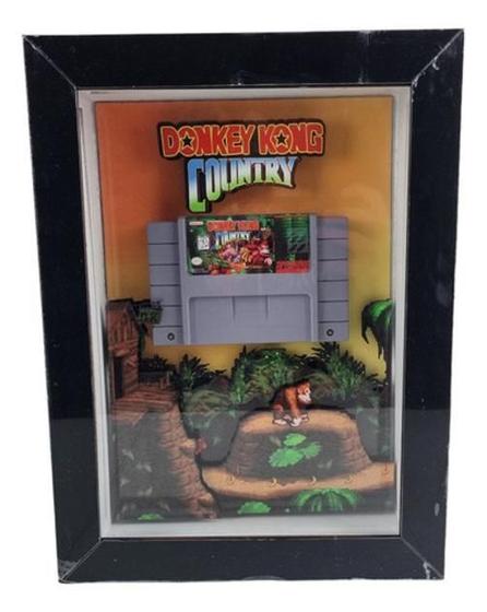 Imagem de Quadro Decorativo Donkey Kong 3D Fita Universe