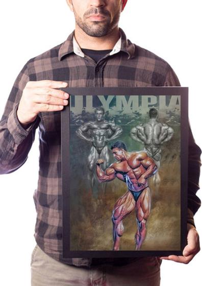 Imagem de Quadro Decorativo Dorian Yates Arte Academia Mr Olympia