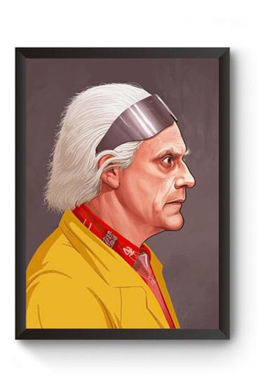 Imagem de Quadro Decorativo Dr Emmett Brown