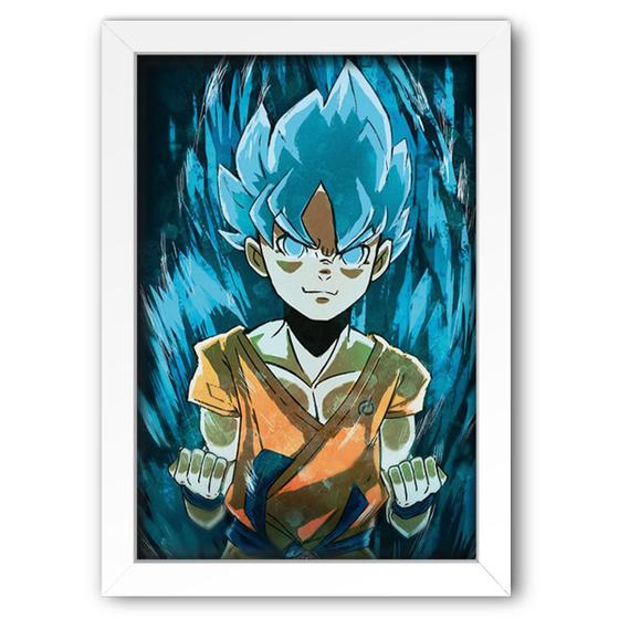 Quadro Decorativo Dragon Ball Goku Ssj Blue - 20x30cm - Mix Adesivos -  Quadro Decorativo - Magazine Luiza