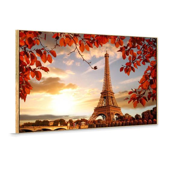 Imagem de Quadro Decorativo Eiffel Tower França perfeito para quem ama momentos e a arte. Ideal para salas, quartos e escritórios.