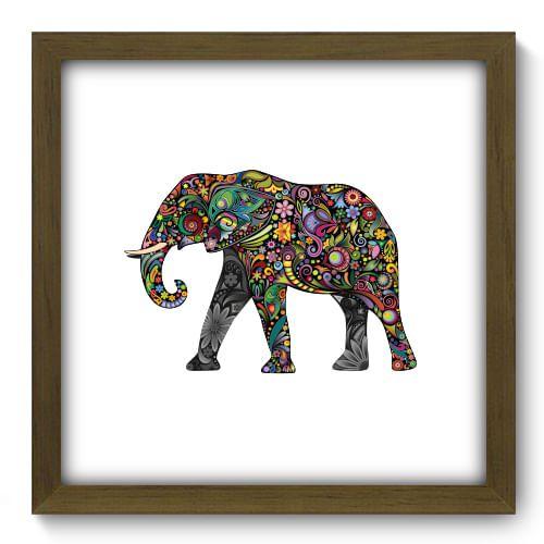 Imagem de Quadro Decorativo - Elefante - 33cm x 33cm - 169qdsm