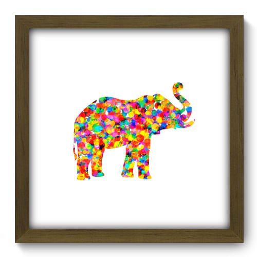 Imagem de Quadro Decorativo - Elefante - 33cm x 33cm - 302qdsm