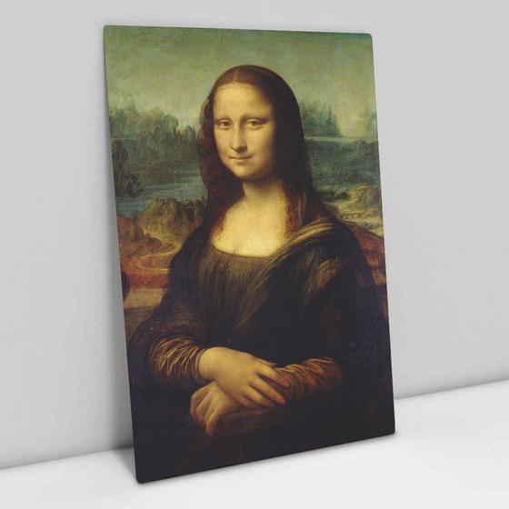 Quadro Decorativo em Canvas Mona Lisa - Leonardo da Vinci Menor preço em Quadro Decorativo em Canvas Mona Lisa - Leonardo da Vinci
