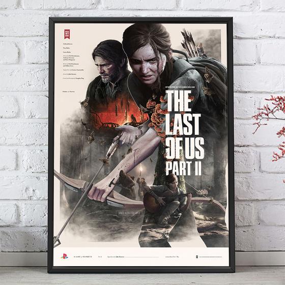 Imagem de Quadro Decorativo Emoldurado The Last Of Us Part 2 Para sala quarto