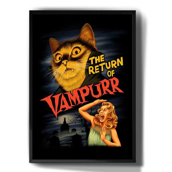 Imagem de Quadro Decorativo Engraçado The Return Of Vampurr