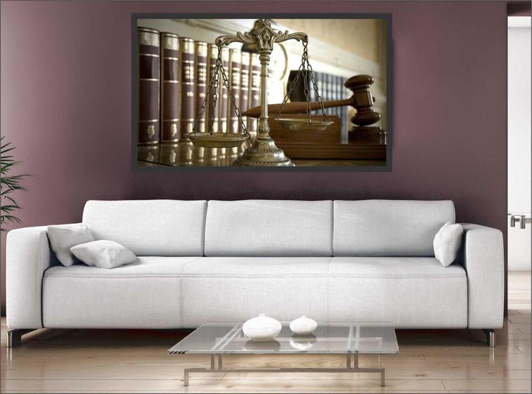 Quadro Decorativo Escritórios De Direito Advocacia Com Moldura T003 Menor preço em Quadro Decorativo Escritórios De Direito Advocacia Com Moldura T003