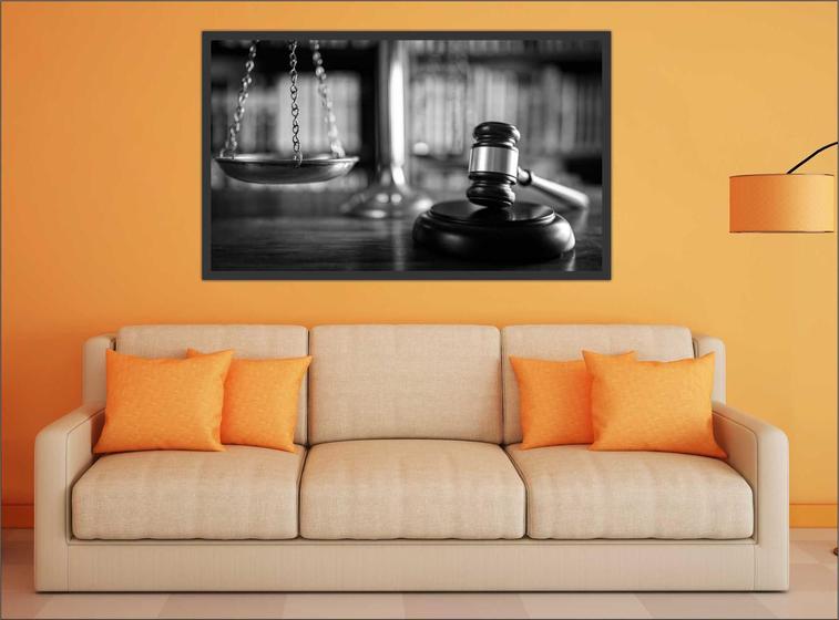 Quadro Decorativo Escritórios De Direito Advocacia Com Moldura T004 Menor preço em Quadro Decorativo Escritórios De Direito Advocacia Com Moldura T004