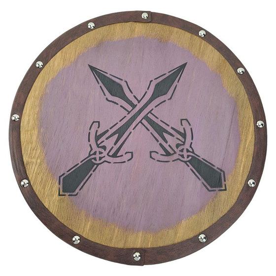 Imagem de Quadro Decorativo Escudo Viking Rift - Riften (Adagas Cruzadas) Skyrim