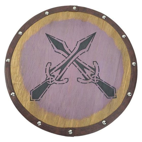 Imagem de Quadro Decorativo Escudo Viking Rift Riften Adagas Cruzadas