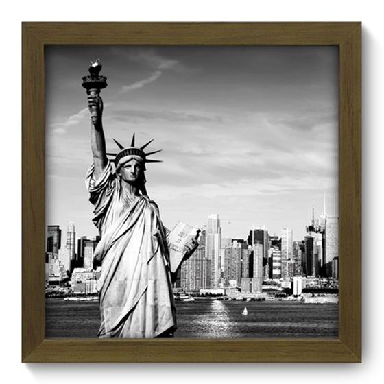 Imagem de Quadro Decorativo - Estátua da Liberdade - 22cm x 22cm - 028qdmm