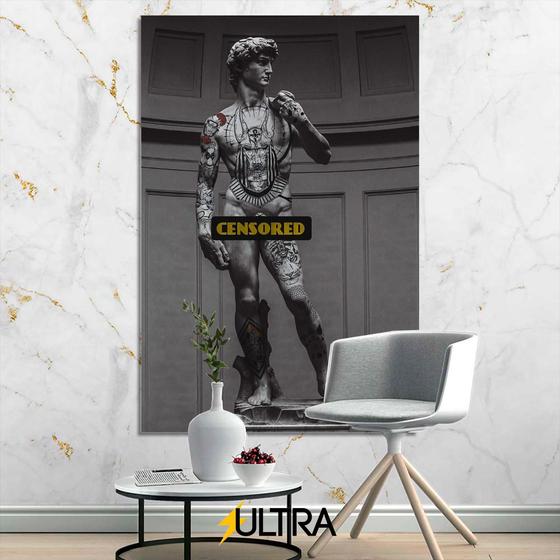 Imagem de Quadro Decorativo Estátua Grega Aesthetic 90x60cm - Beleza e Amor para Quartos de Casais