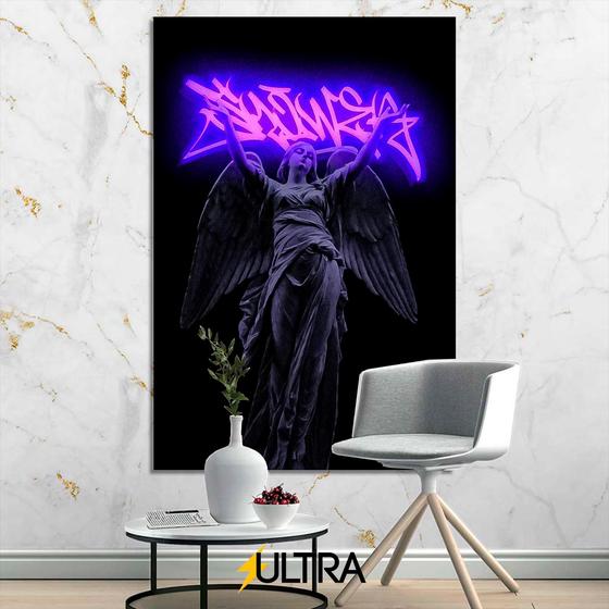 Imagem de Quadro Decorativo Estátua Grega Aesthetic 90x60cm - Beleza e Proteção para Quartos de Bebê