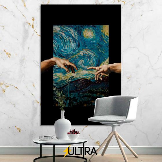 Imagem de Quadro Decorativo Estátua Grega Aesthetic 90x60cm - Elegância Atemporal para Salas de Recepção