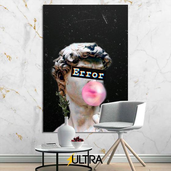 Imagem de Quadro Decorativo Estátua Grega Aesthetic 90x60cm - Irmandade e Lealdade para Salas de Reunião Familiar