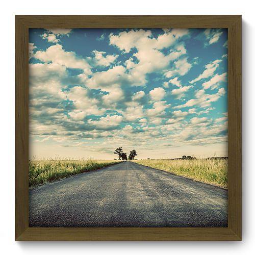 Imagem de Quadro Decorativo - Estrada - 33cm x 33cm - 147qdpm