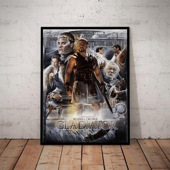 Imagem de Quadro Decorativo Filme Gladiador Maximus Decimus Arte