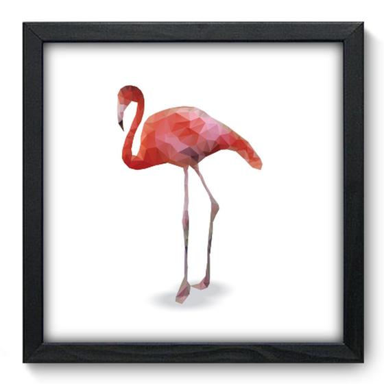 Imagem de Quadro Decorativo - Flamingo - 33cm x 33cm - 145qdsp