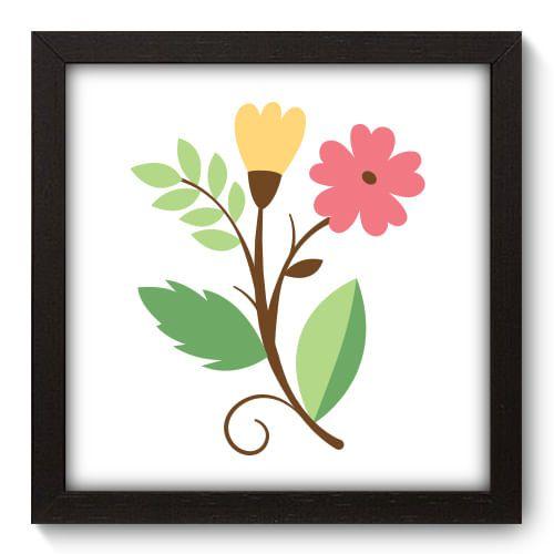 Imagem de Quadro Decorativo - Flor - 22cm x 22cm - 033qdfp