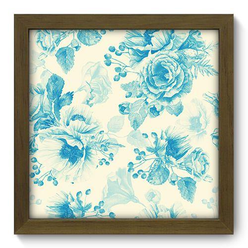 Imagem de Quadro Decorativo - Floral - 22cm x 22cm - 082qdim