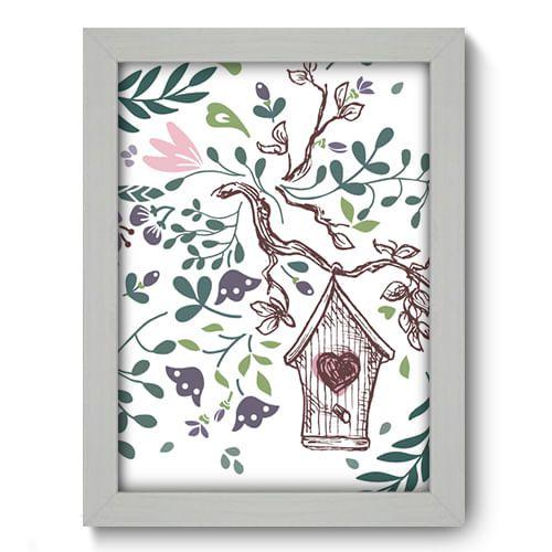 Imagem de Quadro Decorativo - Flores - 19cm x 25cm - 142qdfb