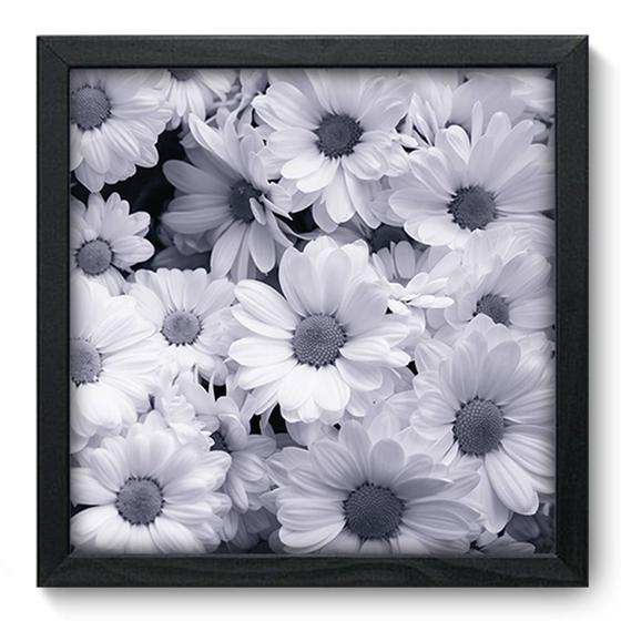 Imagem de Quadro Decorativo - Flores - 33cm x 33cm - 069qdfp