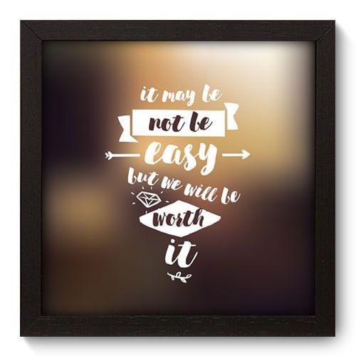 Imagem de Quadro Decorativo - Frase - 22cm x 22cm - 189qdrp