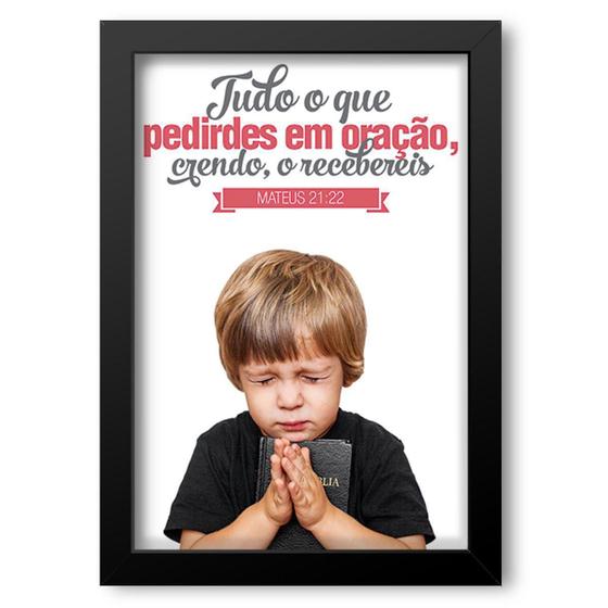 Imagem de Quadro Decorativo Frase Versículos 14 - 30x45cm