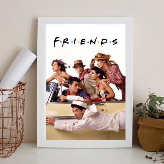 Imagem de Quadro Decorativo Friends - Carro 24X18Cm - Com Vidro