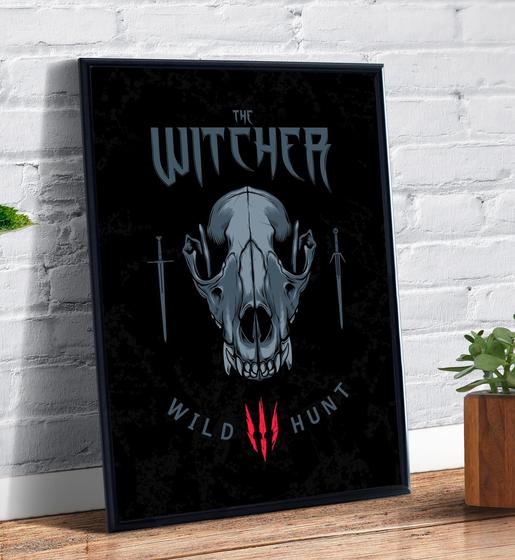 Imagem de Quadro Decorativo Gamer The Witcher Wild Hunt Jogo