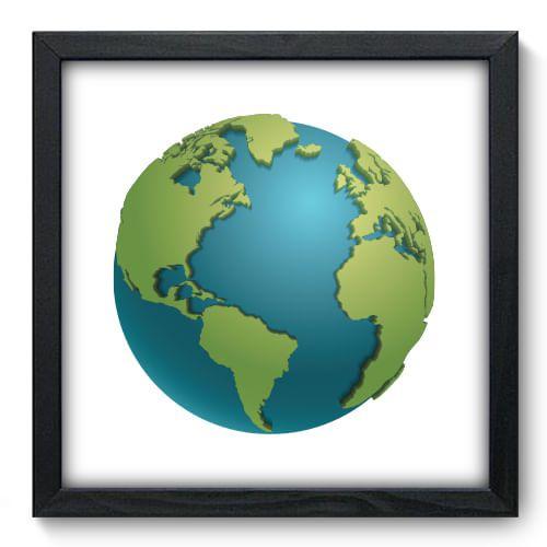 Imagem de Quadro Decorativo - Globo - 33cm x 33cm - 096qndbp