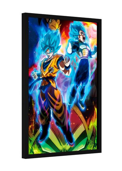 Imagem de Quadro decorativo - goku e vegeta - dragon ball - anime