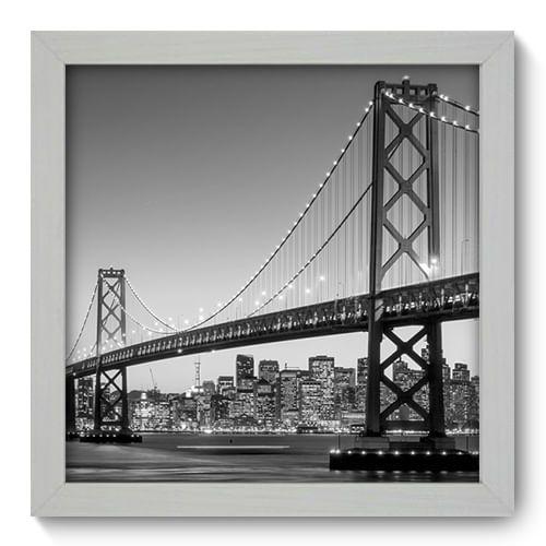 Imagem de Quadro Decorativo - Golden Gate - 22cm x 22cm - 055qnmab