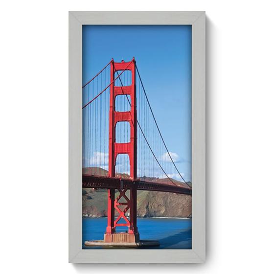 Imagem de Quadro Decorativo - Golden Gate Bridge - 19cm x 34cm - 017qdmb