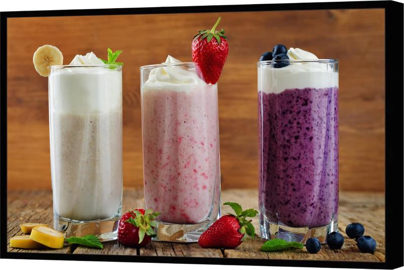 Imagem de Quadro Decorativo Gourmet Frutas Suco Bebidas Vitaminas Lanches Gg