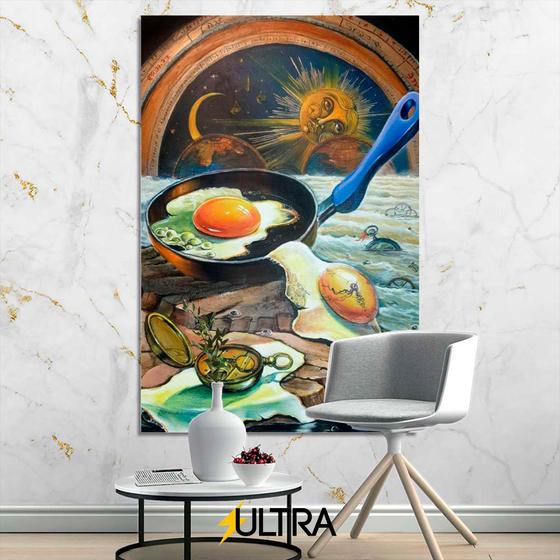 Imagem de Quadro Decorativo Grande de Surrealismo 90x60cm